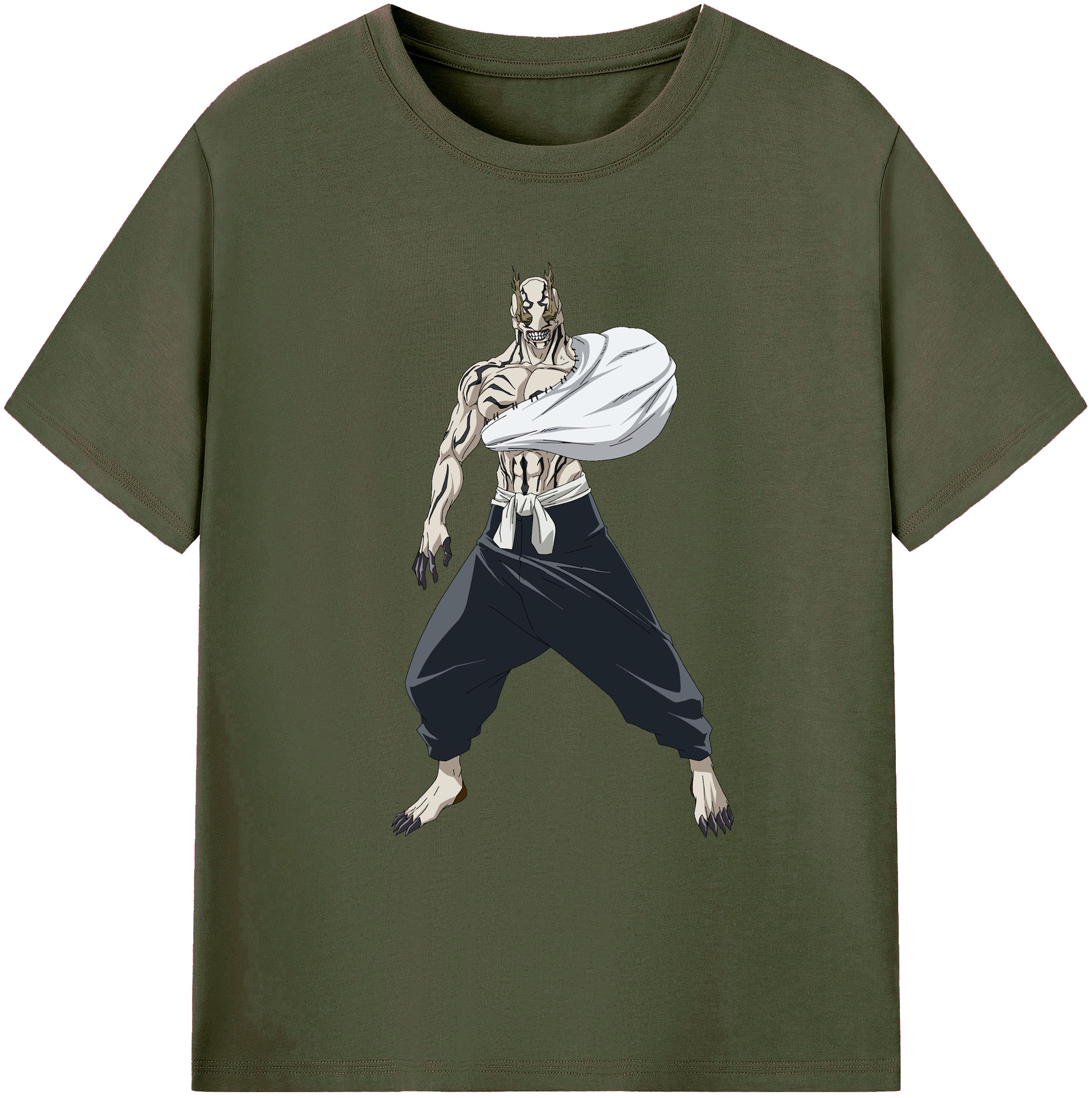 （画像用） 呪術廻戦 Jujutsu Kaisen 綿100％ メンズ半袖Tシャツ｜肌触りやわらか＆通気性